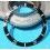 ROLEX ORIGINAL INSERT NOIR MONTRES SUBMARINER DATE 16800,168000,16610 TRITIUM