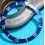 ROLEX RARE INSERT GRADUE LUNETTE INSERT BLEU MONTRES SUBMARINER DATE 16613,16618,16803,16808 TRITIUM