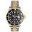 ROLEX VINTAGE FADED INSERT NOIR & JAUNE GRADUE LUNETTE MONTRES SUBMARINER DATE OR & ACIER 16613,16618,16803,16808 TRITIUM