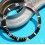 Rolex 90's Faded Black color Submariner Date Tutone 16803, 16613, 16808, 16618 Watch Bezel Graduated for sale