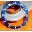 ROLEX RARE INSERT GRADUE LUNETTE INSERT BLEU MONTRES SUBMARINER DATE 16613,16618,16803,16808 TRITIUM