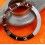 Rolex Watch Part Genuine & Rare Ceramic Cerachrom graduated Insert DEEPSEA SEA-DWELLER ref 116660 Ø44mm
