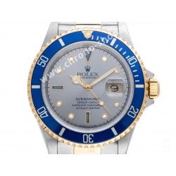 ROLEX RARE INSERT GRADUE LUNETTE BLEU MONTRES SUBMARINER DATE 16613,16618,16803,16808 LUMINOVA