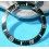 Rolex Watch Part Genuine & Rare Ceramic Cerachrom graduated Insert DEEPSEA SEA-DWELLER ref 116660 Ø44mm