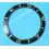 Rolex Watch Part Genuine & Rare Ceramic Cerachrom graduated Insert DEEPSEA SEA-DWELLER ref 116660 Ø44mm