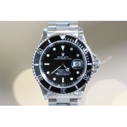 ROLEX ORIGINAL INSERT NOIR MONTRES SUBMARINER DATE 16800,168000,16610 TRITIUM