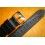 Bracelet simili cuir couleur noir 20mm avec rivets Montres type aviateurs, pilotes
