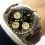 BREITLING GENUINE &TUTONE BLACK & GOLD WATCH 81950a CHRONOMAT DIAL CHRONOGRAPH 1884 Ø28mm
