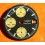 BREITLING GENUINE &TUTONE BLACK & GOLD WATCH 81950a CHRONOMAT DIAL CHRONOGRAPH 1884 Ø28mm
