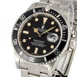 ROLEX ORIGINAL INSERT NOIR MONTRES SUBMARINER DATE 16800,168000,16610 PLOT LUMINOVA