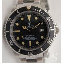 Rolex Vintage 80's Accessoire montres Sea-Dweller 16660,16600 insert gradué Tropical Perle Tritium