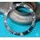 ROLEX RARE ACCESSOIRE MONTRES INSERT FADED BLEU NUIT MONTRES 14060,14060M SUBMARINER PERLE LUMINOVA
