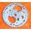 Rolex Genuine 3135-600,3135-614 Watch Parts Caliber 3135 Seating for Date Indicator Seating Part 600 & 614 Date jumper