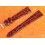 Bracelet Cuir Crocodile Marron 18mm avec boucle ardillon Montres
