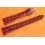 Bracelet Cuir Crocodile Marron 18mm avec boucle ardillon Montres