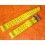 BRACELET ALASKA SPECIAL PLONGEE 70's 16mm RALLY, PLONGEE VINTAGE CAOUTCHOUC TROPIC MONTRES RACING JAUNE MADE IN FRANCE