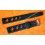BRACELET MONTRES RALLY VINTAGE CAOUTCHOUC TROPIC 18mm RACING NOIR REF L818 SWISS MADE