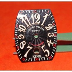 RARE GENUINE CONQUISTADOR KING FRANCK MULLER CHRONO SALMON SHADES DIAL RECTANGLE