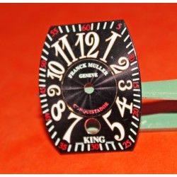 RARE GENUINE CONQUISTADOR KING FRANCK MULLER CHRONO SALMON SHADES DIAL RECTANGLE