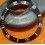 ROLEX ORIGINAL INSERT NOIR JET BLACK MONTRES SUBMARINER DATE 16800,168000,16610 PLOT TRITIUM