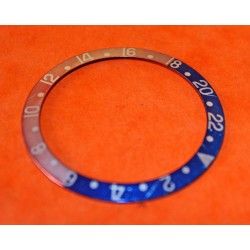 Rolex GMT Master Faded PEPSI Blue Red Copper color S/S 16700 Bezel Insert Part 