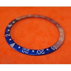 Rolex GMT Master Faded PEPSI Blue Red Copper color S/S 16700 Bezel Insert Part 