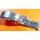 RONUK 70's Rare Swiss band Ssteel Watch Folded links Bracelet Zenith, Longines, Heuer,Omega 19mm ends