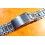 RONUK 70's Rare Swiss band Ssteel Watch Folded links Bracelet Zenith, Longines, Heuer,Omega 19mm ends