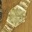 Rolex rare & Authentique Lunette Rotative Or jaune Ø36mm montres Thunderbird Turn-O-Graph Datejust ref 6609