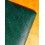 ROLEX ACCESSOIRE PORTE DOCUMENT, PORTEFEUILLE EN CUIR VERT POUR CARTES, GARANTIES, NOTICES MONTRES REF 100.00.41