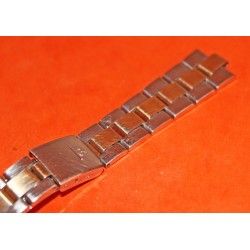 GENUINE BAUME ET MERCIER 17mm  WATCHES BRACELET GOLD PLATED & STAINLESS STEEL