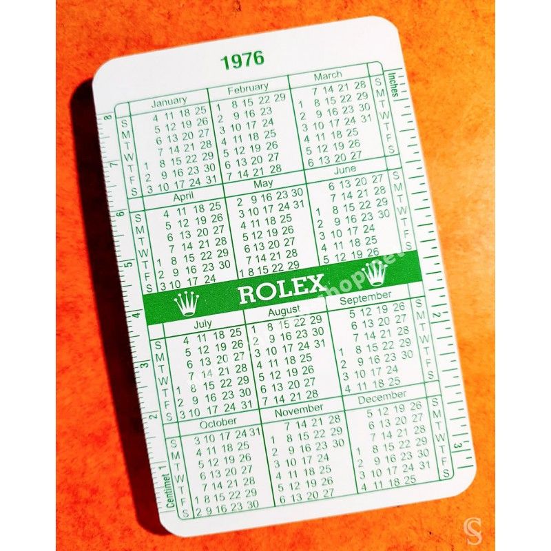 Rolex Goodie accessorie vintage Calendar, calendario Wristwatches