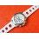 White 70's Rolex Daytona 16520, 116520, 116528, 116523, Racing 20mm Tropic strap round holes