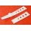 White 70's Rolex Daytona 16520, 116520, 116528, 116523, Racing 20mm Tropic strap round holes