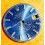 ROLEX WATCH LADY BLUE DIAL BATONS INDEXS OYSTER PERPETUAL DATE WATCH 6916, 6917 Ø20mm