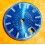 ROLEX WATCH LADY BLUE DIAL BATONS INDEXS OYSTER PERPETUAL DATE WATCH 6916, 6917 Ø20mm