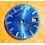 ROLEX WATCH LADY BLUE DIAL BATONS INDEXS OYSTER PERPETUAL DATE WATCH 6916, 6917 Ø20mm