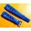 Vintage 70's Bracelet plastique bleu Rally, racing 19mm Boucle ardillon montres anciennes