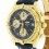 Breitling authentique Aiguille chronographe Centrale Ancre or jaune