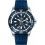 Breitling 157S Rare OEM Blue Watch Rubber Strap Diver Pro III 3 Aerospace,Chronoliner Deployment Strap 22mm