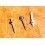 Breitling Watch parts preowned & genuines 3 x Silver subdials hands for sale
