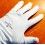 Patek Philippe Genuine GLOVES SET White Microfiber Size L aquanaut,nautilus, calatrava watches