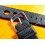 BRACELET RALLY VINTAGE CAOUTCHOUC TROPIC 19mm MONTRES RACING NOIR REF L419 SWISS MADE