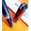 Ulysse Nardin Authentic & Rare preowned Collectible Blue Leather Rollerball Pen UN BRAND