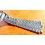 Swiss Made Rare 70's band Ssteel Watch folded links Sport Bracelet 19mm Zenith,Longines,Heuer,Tissot,Seiko