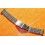 RONUK 70's Rare Swiss band Ssteel Watch Folded links Bracelet Zenith, Longines, Heuer,Omega 19mm ends