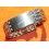 RONUK 70's Rare Swiss band Ssteel Watch Folded links Bracelet Zenith, Longines, Heuer,Omega 19mm ends