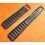 TROPIC 2000 Black Strap Swiss slotted vintage watch band 15mm ref 24020 waterproof 70s INOX buckle