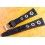 Vintage watch Velvet black strap Rally,racing style bracelet 20/14mm