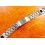 Bracelet montres métal acier dames vintages perforé, rally, racing 12mm